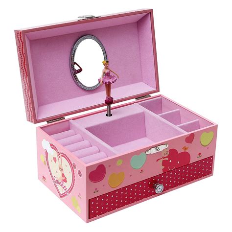 metal girls jewelry box|cute jewelry box for girls.